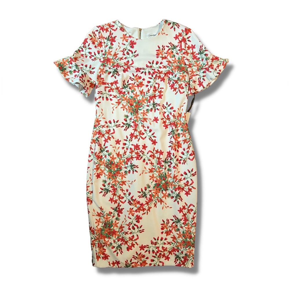 Calvin Klein Floral Dress size 4